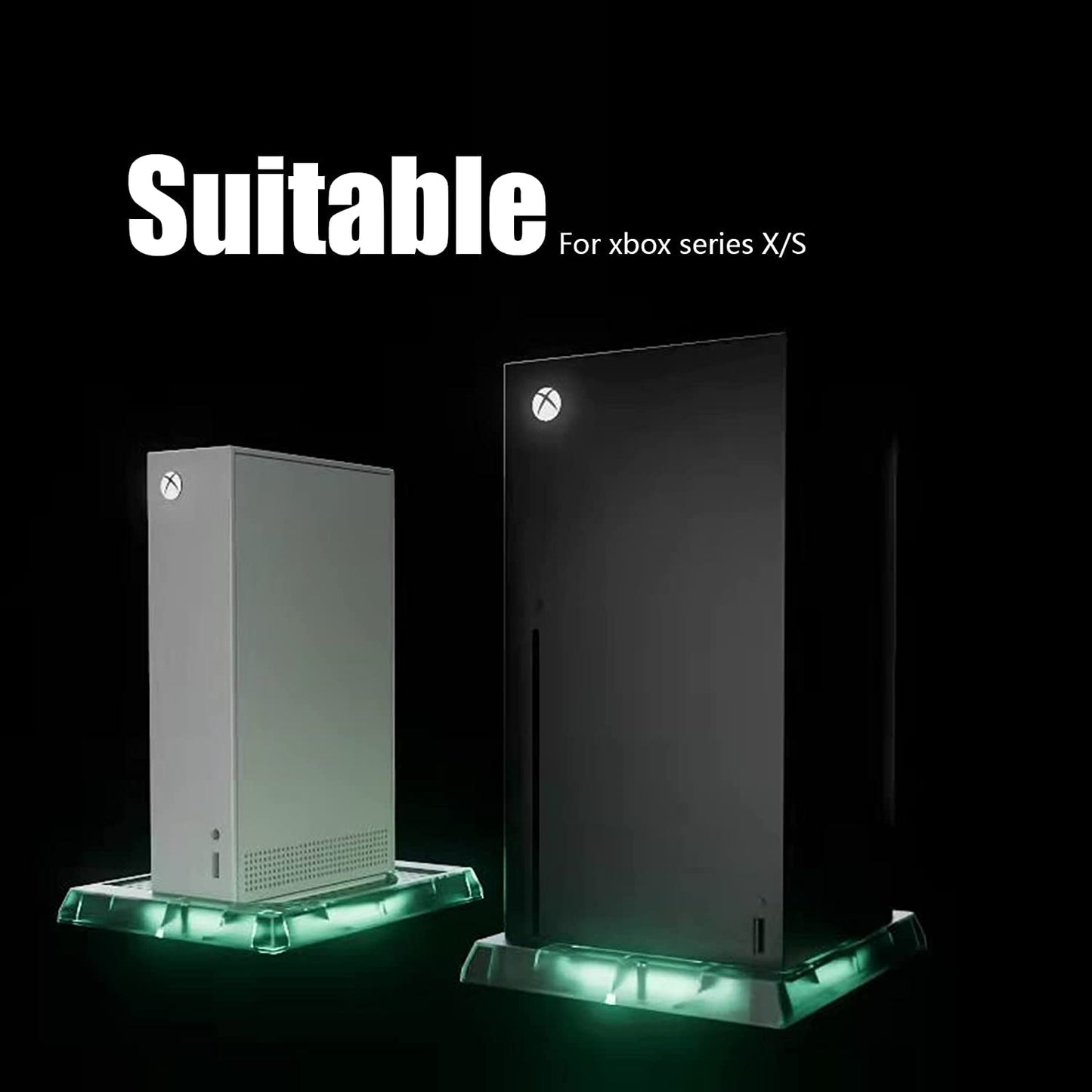 Xbox Series X Led Stand, Xbox Series X LED Lights, LED Lights Stand Compatible with Xbox Series S
