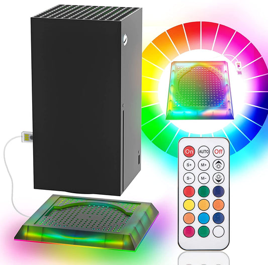 Xbox Series X Led Stand, Xbox Series X LED Lights, LED Lights Stand Compatible with Xbox Series S